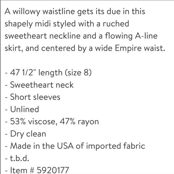 NEW Reformation ruched neck midi dress - Picture 7 of 8